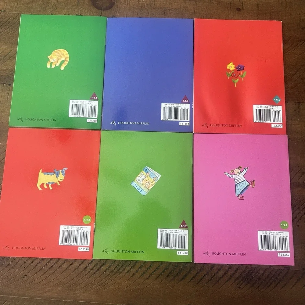 5 Houghton Mifflin Leveled Readers 1st Grade Homeschool Book Lot